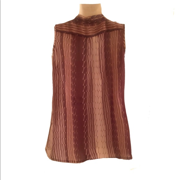 Banana Republic Sleeveless Top Tie Blouse - Picture 2 of 5